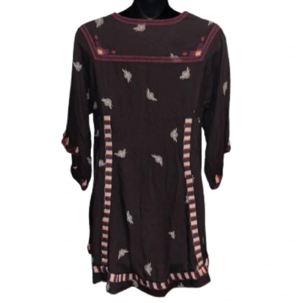 Free People Tulum embroidered mini dress NWOT size XS - Picture 4 of 9
